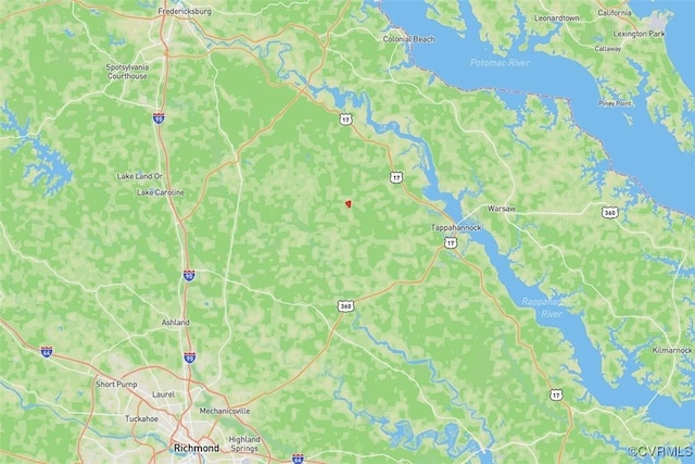 32082 Sparta Rd, Milford, VA 22514 - map of property with streets / nearby areas