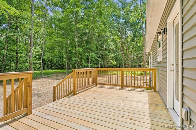 5883 Mill Race Pl, Gloucester, VA 23061 - view of wooden terrace
