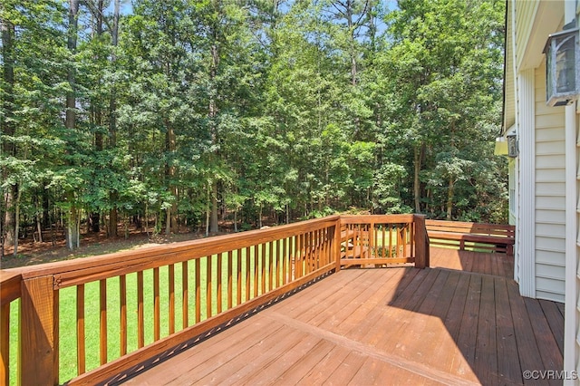 3007 Tranbycroft Way, Sandy Hook, VA 23153 - wooden terrace featuring a yard