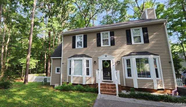 4614 River Mill Ct, Glen Allen, VA 23060 - colonial house with a chimney