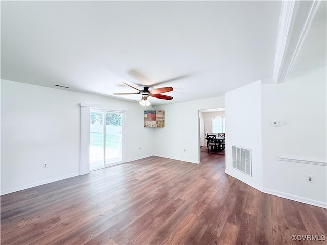 7908 Capistrano Dr, Henrico, VA 23227 - unfurnished room featuring ceiling fan and wood finished floors