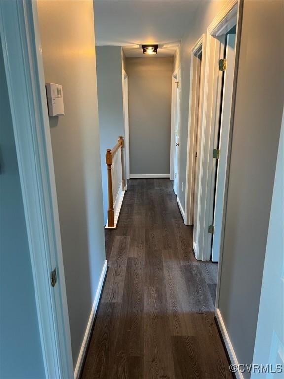 1540 Southbury Ave, Henrico, VA 23231 - hall with dark wood-type flooring and baseboards