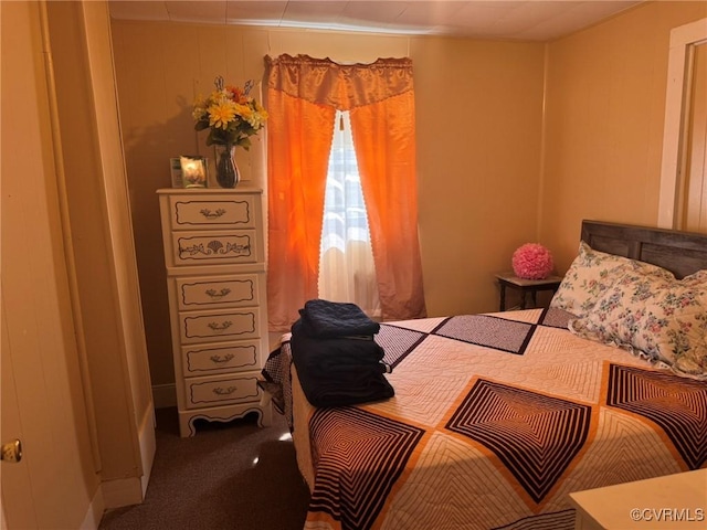 875 Islington Rd, Warsaw, VA 22572 - bedroom featuring dark colored carpet