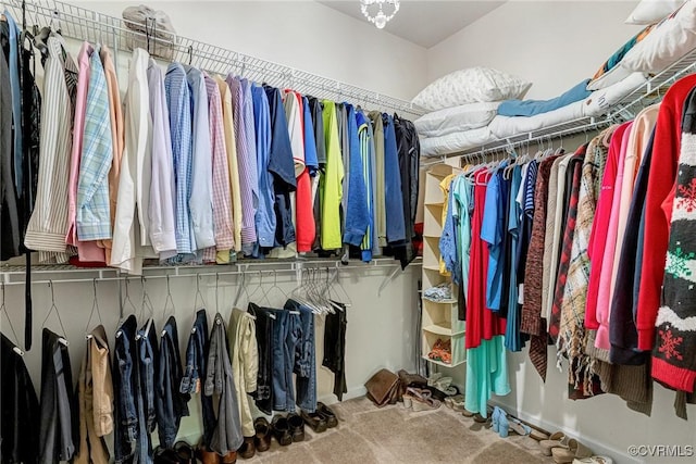 5858 Pilmour Dr, Providence Forge, VA 23140 - walk in closet featuring carpet flooring