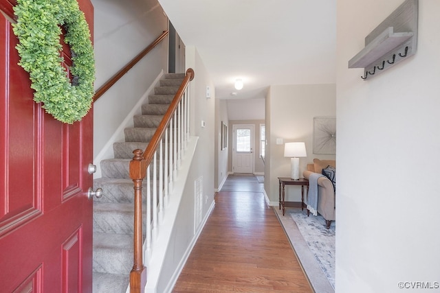 1014 Pennsylvania Ave, Glen Allen, VA 23060 - foyer featuring light wood-style flooring and stairway