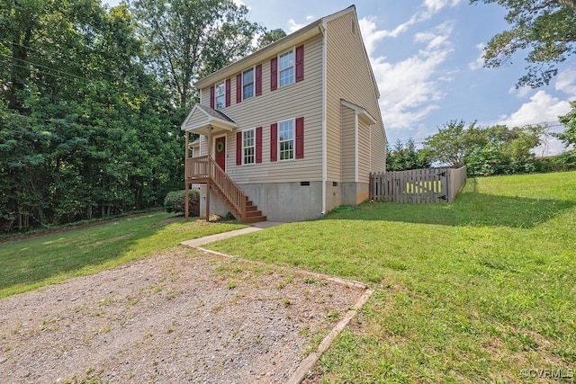 1014 Pennsylvania Ave, Glen Allen, VA 23060 - view of front of property featuring crawl space, stairs, and driveway