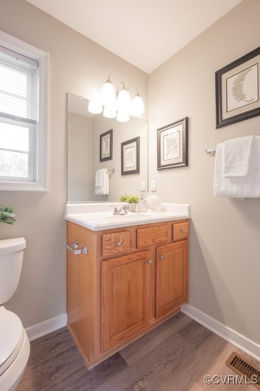 1014 Pennsylvania Ave, Glen Allen, VA 23060 - bathroom with vanity and wood finished floors