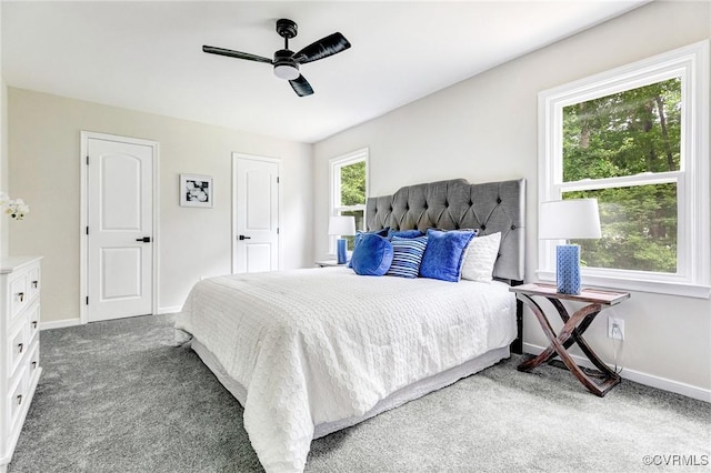 6910 Siliman Dr, Chesterfield, VA 23832 - carpeted bedroom featuring baseboards and ceiling fan