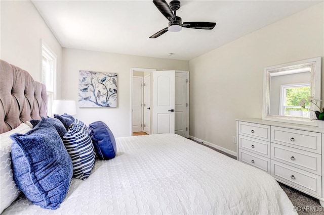 6910 Siliman Dr, Chesterfield, VA 23832 - bedroom with a ceiling fan and baseboards