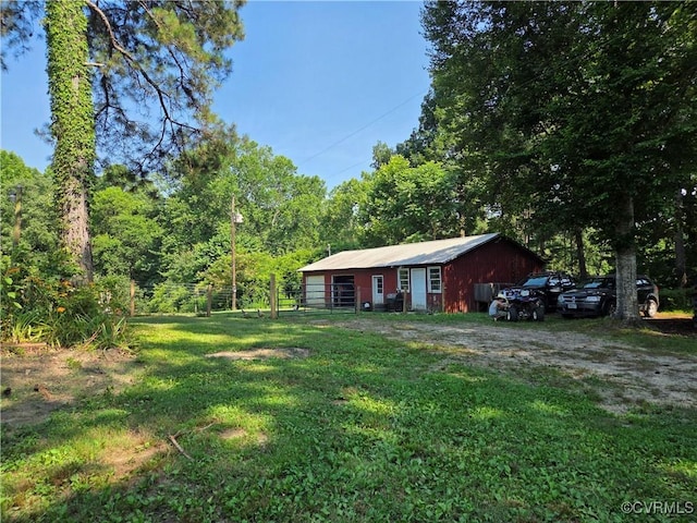 20803 Old Beaver Pond Rd, Mc Kenney, VA 23872 - view of yard featuring an outbuilding