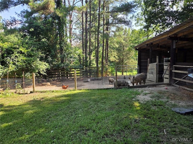 20803 Old Beaver Pond Rd, Mc Kenney, VA 23872 - view of yard with an exterior structure and an outbuilding