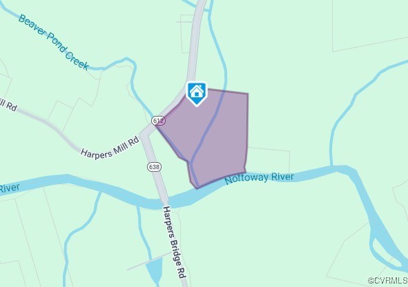 20803 Old Beaver Pond Rd, Mc Kenney, VA 23872 - map / location of property area