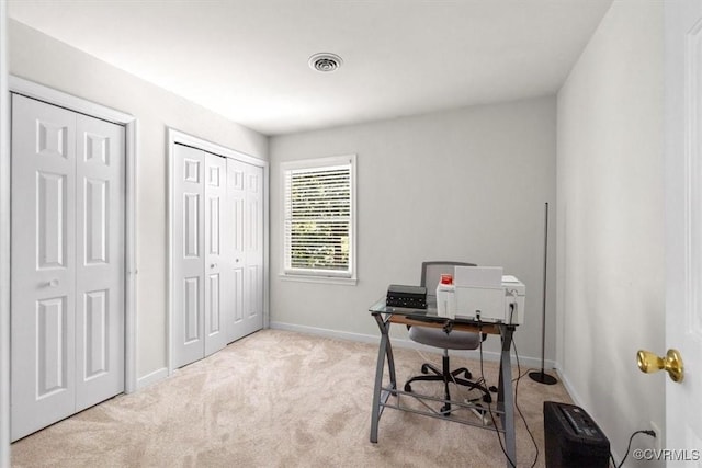 3019 Ramsey Dr, Chester, VA 23831 - home office with carpet flooring and baseboards