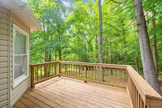 3019 Ramsey Dr, Chester, VA 23831 - deck featuring a wooded view