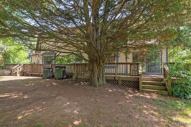 570 Three Chopt Rd, Manakin Sabot, VA 23103 - view of yard with a deck