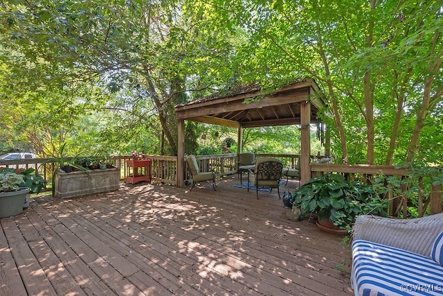 570 Three Chopt Rd, Manakin Sabot, VA 23103 - deck featuring a gazebo