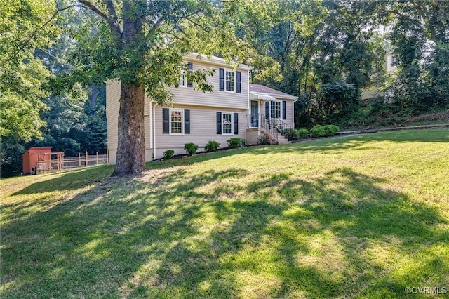 1203 Lemonwood Dr, North Prince George, VA 23860 - tri-level home featuring a shed