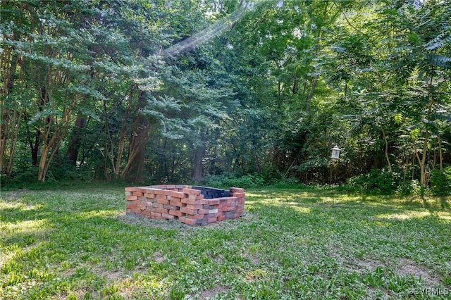 1203 Lemonwood Dr, North Prince George, VA 23860 - view of green lawn with a view of trees