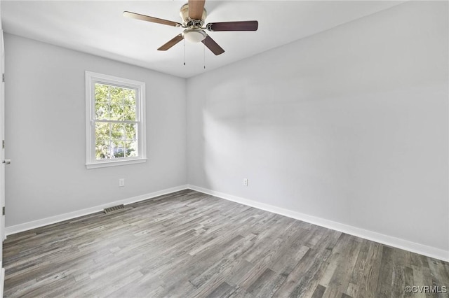 1203 Lemonwood Dr, North Prince George, VA 23860 - spare room with wood finished floors and a ceiling fan