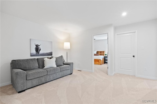 3636 Knighton Cir, Midlothian, VA 23112 - living area featuring light colored carpet and recessed lighting