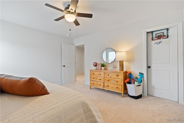 3636 Knighton Cir, Midlothian, VA 23112 - bedroom with light colored carpet and ceiling fan