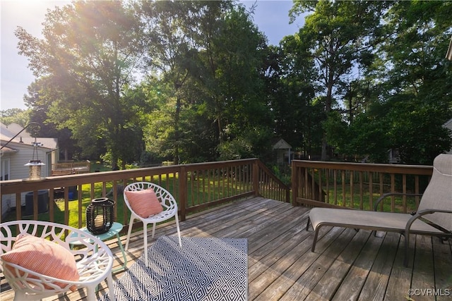 3126 Shiloh Church Rd, Midlothian, VA 23112 - view of wooden terrace