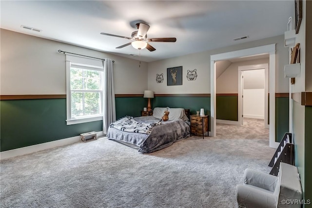 3016 Maple Grove Ln, Powhatan, VA 23139 - bedroom featuring carpet and ceiling fan