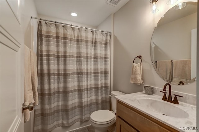 3016 Maple Grove Ln, Powhatan, VA 23139 - full bathroom with vanity and recessed lighting