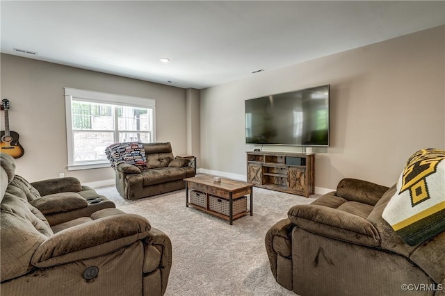 3016 Maple Grove Ln, Powhatan, VA 23139 - living room featuring carpet floors and baseboards