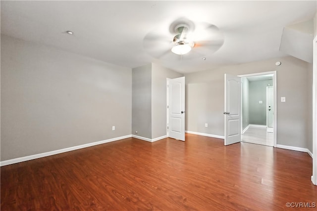 3036 Perdue Springs Ln, Chester, VA 23831 - unfurnished room with ceiling fan and wood finished floors