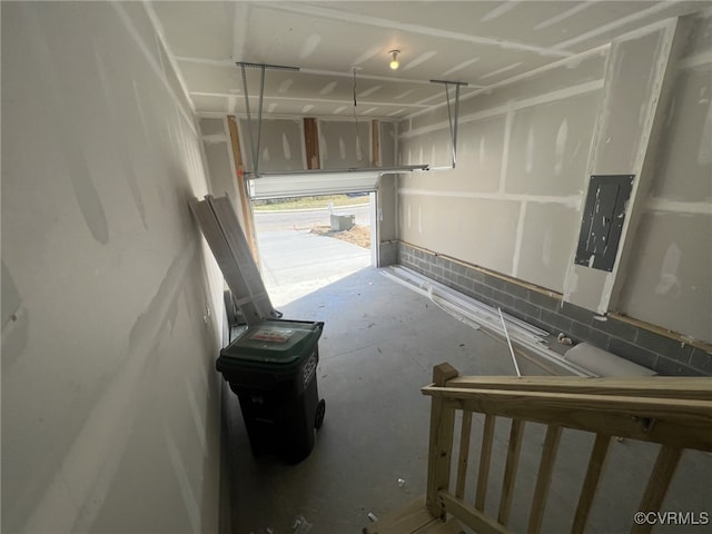 4917 Bailey Woods Ln, Midlothian, VA 23112 - garage with electric panel