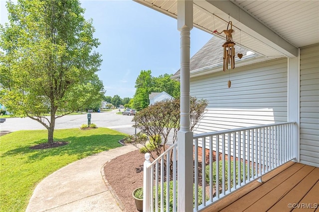 5773 S Jessup Rd, Chesterfield, VA 23832 - porch with a lawn