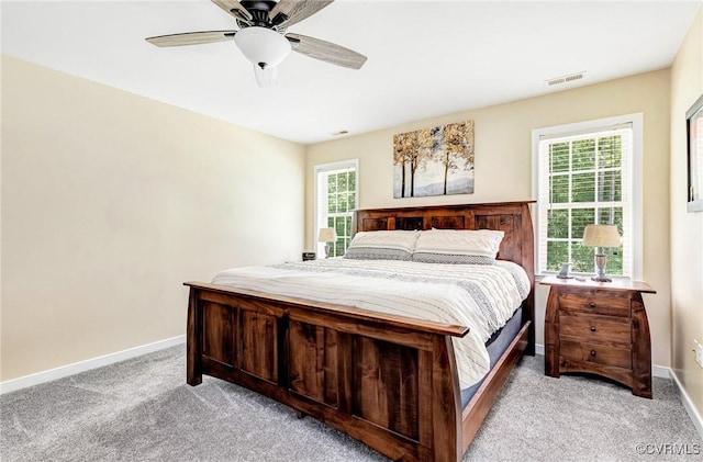 5773 S Jessup Rd, Chesterfield, VA 23832 - bedroom featuring light colored carpet and ceiling fan
