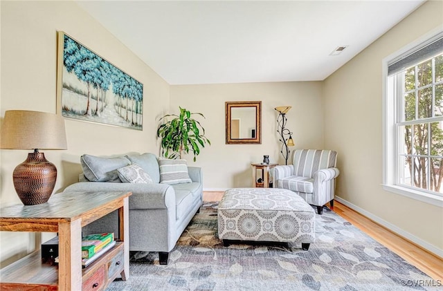 5773 S Jessup Rd, Chesterfield, VA 23832 - living area featuring wood finished floors and baseboards