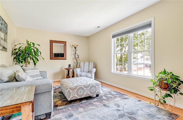 5773 S Jessup Rd, Chesterfield, VA 23832 - living area with wood finished floors and baseboards