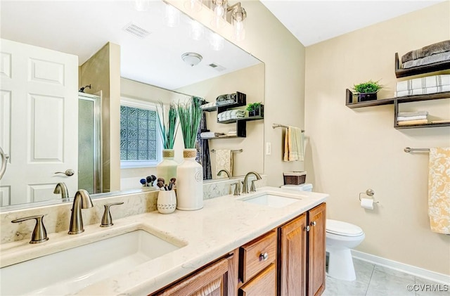 5773 S Jessup Rd, Chesterfield, VA 23832 - full bath with a stall shower and double vanity