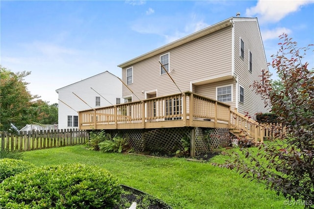 5413 Cranston Ct, Henrico, VA 23059 - rear view of property with a deck