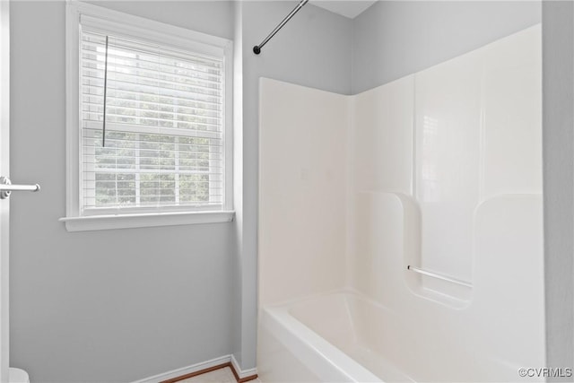 5413 Cranston Ct, Henrico, VA 23059 - full bathroom featuring shower / tub combination and baseboards