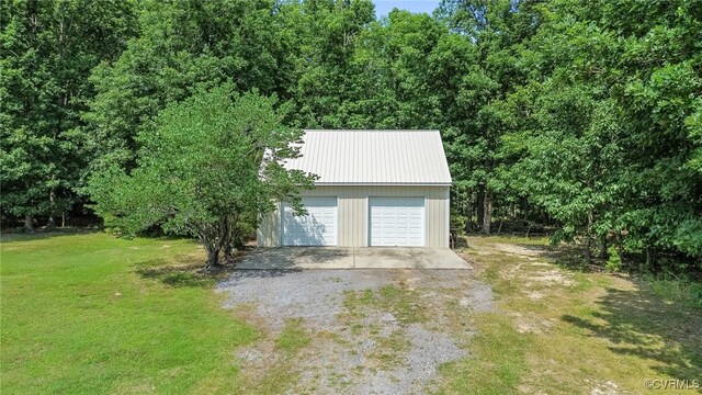 6125 Trinity Church Rd, Dinwiddie, VA 23833 - view of detached garage