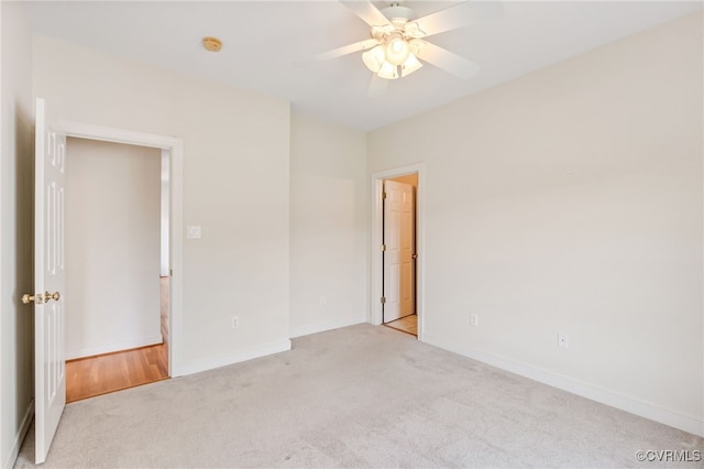 6125 Trinity Church Rd, Dinwiddie, VA 23833 - carpeted empty room with a smoke detector and ceiling fan