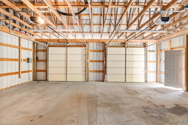 6125 Trinity Church Rd, Dinwiddie, VA 23833 - garage with a garage door opener