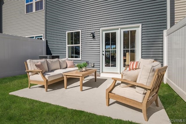 2262 Palm Ct, Sandston, VA 23150 - view of patio / terrace with an outdoor hangout area