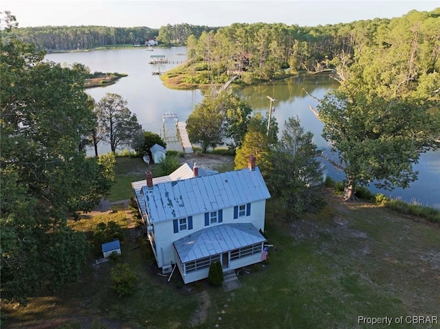 186 Bay Shore Point Rd, Port Haywood, VA 23138 - view of subject property featuring a large body of water