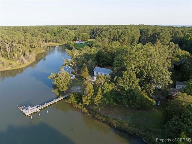 186 Bay Shore Point Rd, Port Haywood, VA 23138 - aerial view of property and surrounding area featuring a large body of water