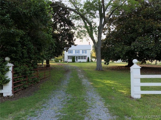 186 Bay Shore Point Rd, Port Haywood, VA 23138 - view of front facade with driveway