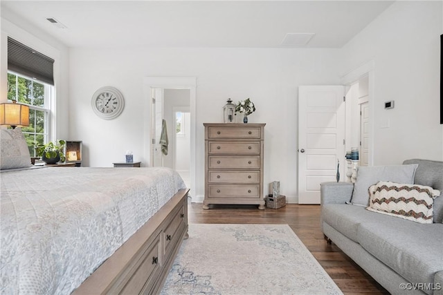 9524 Simonsville Rd, Midlothian, VA 23112 - bedroom with dark wood-style flooring