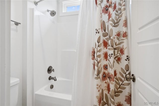 9524 Simonsville Rd, Midlothian, VA 23112 - full bath featuring toilet and shower / bathtub combination with curtain
