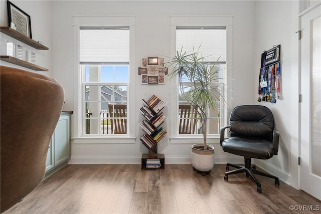9524 Simonsville Rd, Midlothian, VA 23112 - sitting room featuring wood finished floors and healthy amount of natural light