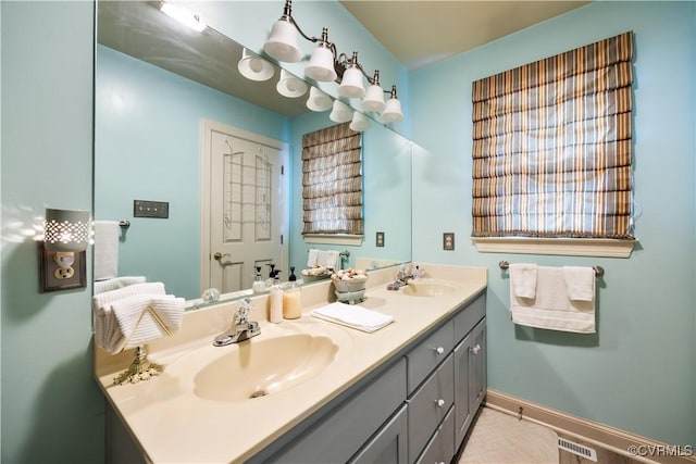 4310 Courthouse Rd, Prince George, VA 23875 - full bath with double vanity and baseboards