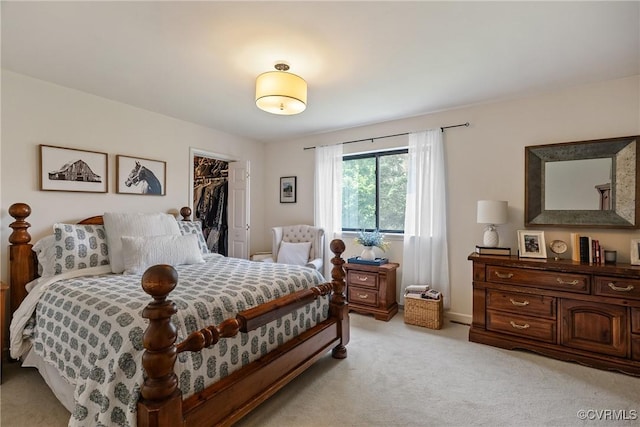 275 Meadowview Ln, Farmville, VA 23901 - bedroom featuring light colored carpet and a closet